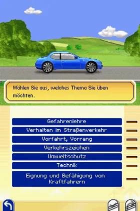 Fuehrerschein-Trainer (Germany) screen shot game playing